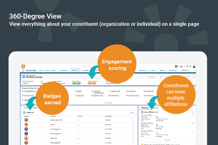 screenshot of Nimble AMS